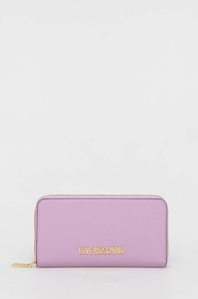 Love Moschino portofel femei, culoarea violet