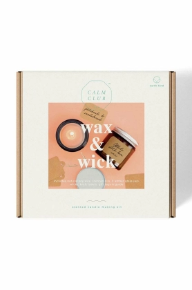 Luckies of London set pentru fabricarea lumanarilor Calm Club Wax & Wick