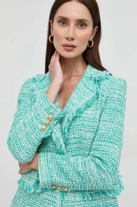 Luisa Spagnoli sacou culoarea verde, un singur rand de nasturi, modelator