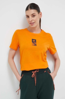 Mammut tricou sport Core Emblem culoarea portocaliu