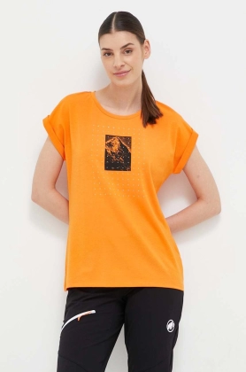 Mammut tricou sport Mountain culoarea portocaliu