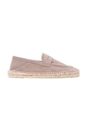 Manebi espadrile din piele intoarsa Loafers Espadrilles culoarea maro, W 1.9 LW