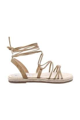 Manebi sandale Jute Sandals femei, culoarea bej, P 0.1 Y0