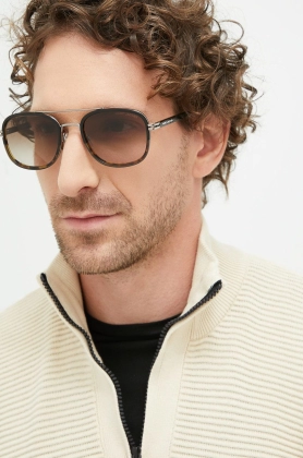 Marc Jacobs ochelari de soare barbati, culoarea auriu