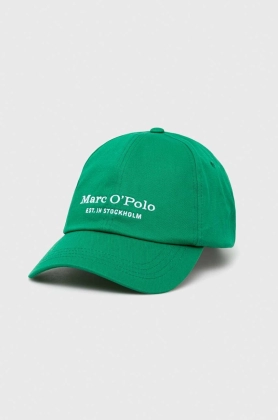 Marc O\'Polo caciula de bumbac pentru copii culoarea verde, cu imprimeu