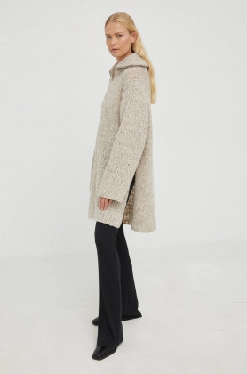 Marc O\'Polo pulover de lana femei, culoarea bej, calduros