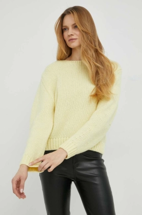 Marc O\'Polo pulover de lana femei, culoarea galben