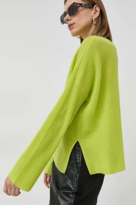 MAX&Co. pulover de casmir femei, culoarea verde, light