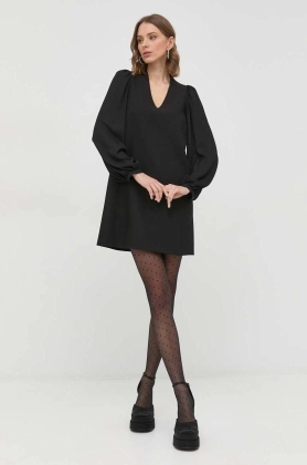 MAX&Co. rochie culoarea negru, mini, oversize