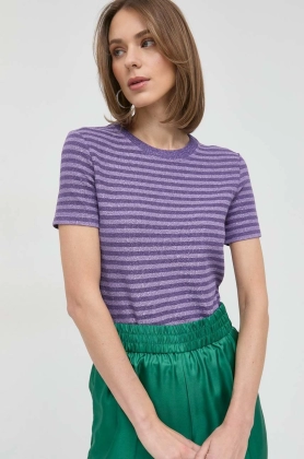 MAX&Co. tricou femei, culoarea violet
