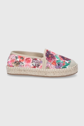 Medicine espadrile culoarea roz, cu platforma