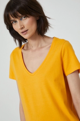 Medicine tricou femei, culoarea portocaliu