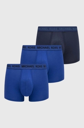 Michael Kors boxeri 3-pack barbati, culoarea albastru marin