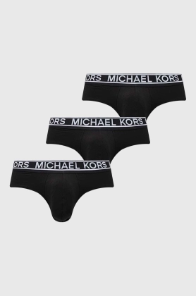 Michael Kors slip 3-pack barbati, culoarea negru