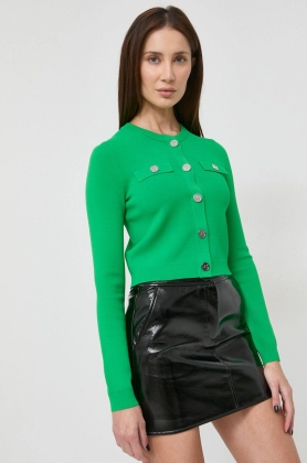 MICHAEL Michael Kors cardigan femei, culoarea verde, light