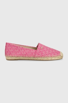 MICHAEL Michael Kors espadrile Kendrick culoarea roz, 40R6KNFP1B