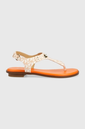 MICHAEL Michael Kors sandale MK femei, culoarea portocaliu, 40R5MKFA1B