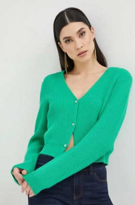Miss Sixty cardigan din amestec de lana culoarea verde, calduros