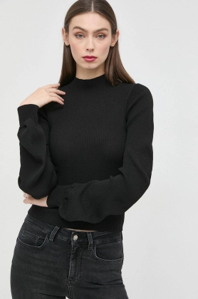 Miss Sixty pulover femei, culoarea negru, light, cu turtleneck
