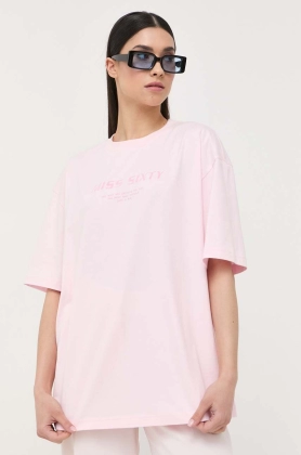 Miss Sixty tricou din bumbac culoarea roz