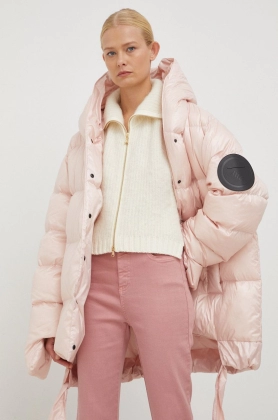 MMC STUDIO geaca de puf Jesso femei, culoarea roz, de iarna, oversize