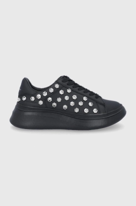 MOA Concept Pantofi culoarea negru, cu platforma