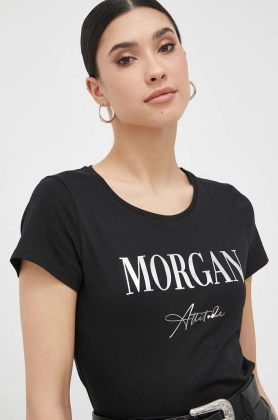 Morgan tricou femei, culoarea negru