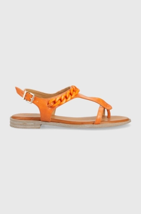 Mustang sandale femei, culoarea portocaliu, 1388809