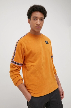 New Balance bluza MT13513MOE barbati, culoarea portocaliu, cu imprimeu