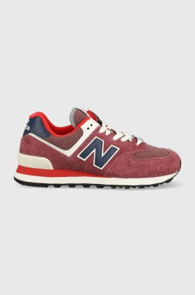 New Balance sneakers U574RX2 culoarea bordo