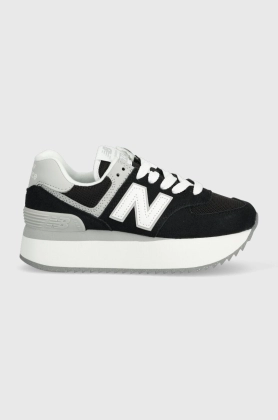 New Balance sneakers WL574ZSA culoarea negru