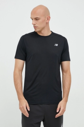 New Balance tricou de alergare Accelerate culoarea negru, neted