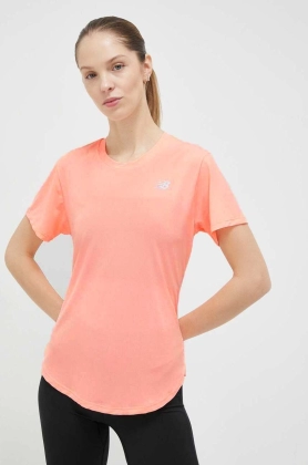 New Balance tricou de alergare Accelerate culoarea portocaliu