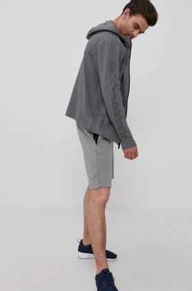 Nike Bluza barbati, culoarea gri, material neted