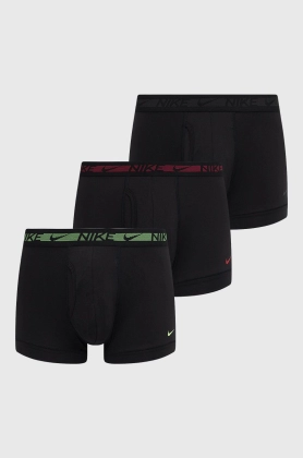 Nike boxeri (3-pack) barbati, culoarea neagra