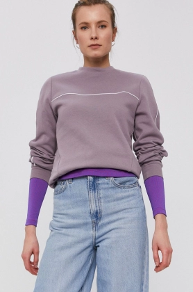 Nike Sportswear Bluza femei, culoarea violet, material neted