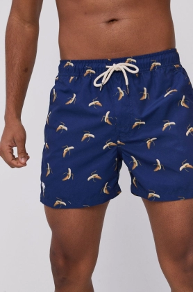 OAS Pantaloni scurti de baie culoarea albastru marin