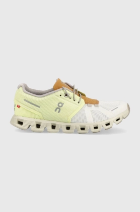 On-running pantofi de alergat Cloud 5 culoarea galben