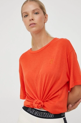 P.E Nation tricou femei, culoarea portocaliu