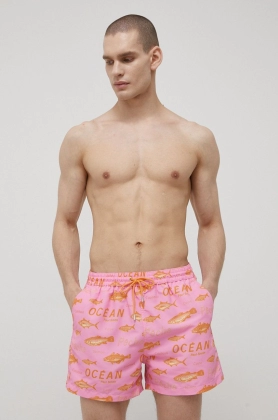 Paul Smith pantaloni scurti de baie culoarea roz