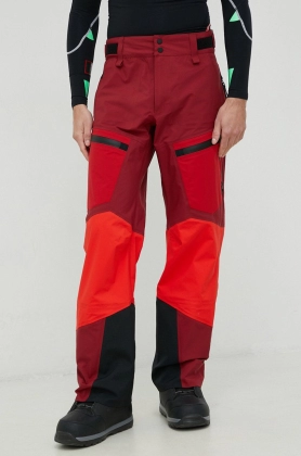 Peak Performance pantaloni Gravity GoreTex culoarea bordo