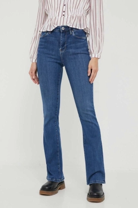 Pepe Jeans jeansi Dion Flare femei high waist