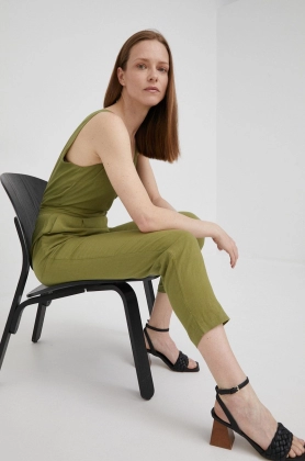 Pepe Jeans Marais culoarea verde, cu decolteu in v