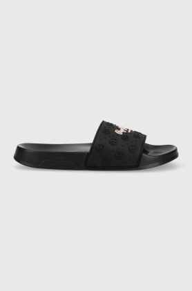 Pepe Jeans papuci SLIDER femei, culoarea negru, PLS70126