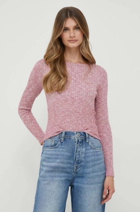Pepe Jeans pulover Danica femei, culoarea roz, light