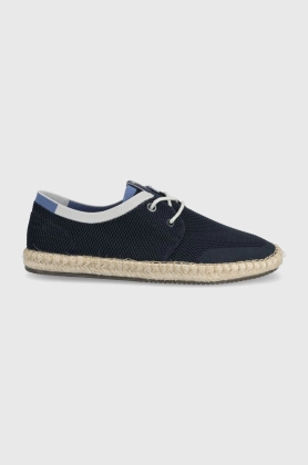 Pepe Jeans tenisi Tourist Laces Up Knit culoarea albastru marin