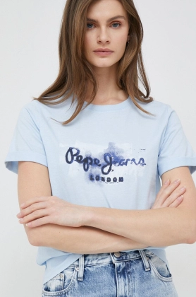 Pepe Jeans tricou din bumbac Goldie