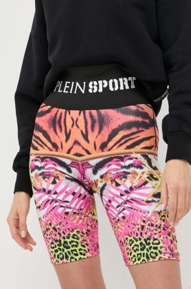 PLEIN SPORT pantaloni scurti femei, modelator, high waist