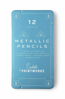 Printworks set de creioane intr-o cutie Metallic 12-pack