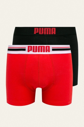 Puma Boxeri 906519 (2-pack) barbati, culoarea rosu